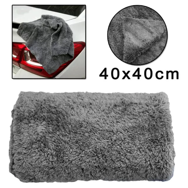 Ultra Soft Cleaning Micro-Fibre Plush Detailing Car Clothes Microfibre Towel Uk