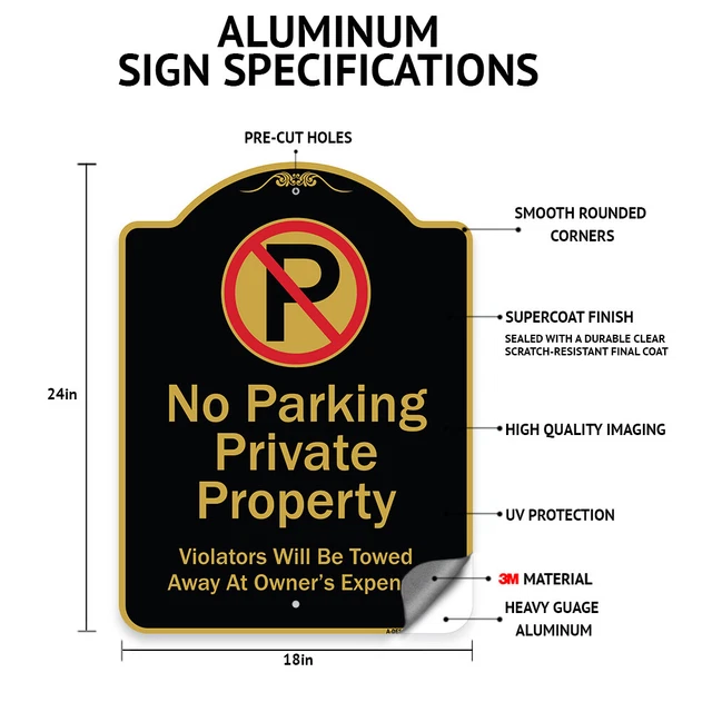 Designer Series Physically Challenged Parking Only (With Bidirectional Arrow) 2