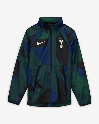 Nike Tottenham Hotspur Boy's Football Jacket Sz M Obsidian/Barely CI9206 451