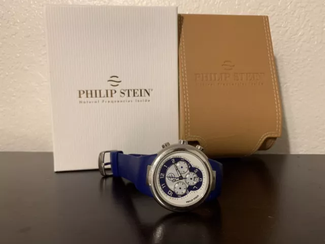 Philip Stein Men’s Watch Blue Band