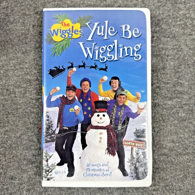 THE WIGGLES YULE Be Wiggling VHS 2002 Video Tape 16 Kids Christmas ...