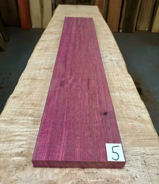 Purpleheart 25-30mm Lumber / Boards - Exotic Wood /Exotic Hardwood / Square Edge