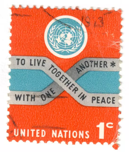 United Nations - 1961 - To Live Together in Peace - 1C - #01