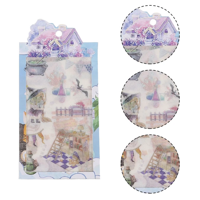 Papier Halloween-Vergoldung Aufkleber Geschenkaufkleber Bilden Das Gesicht