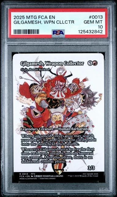 2025 MTG FINAL Fantasy: Through The Ages Gilgamesh, Weapon Collector ...