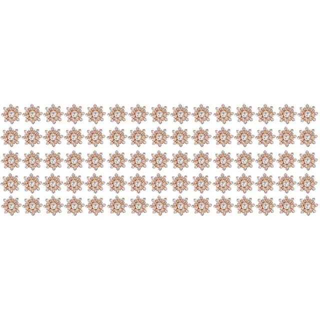 Wedding Decor Tiny Snowflake Buttons Snowflake Drill Buckle Manual