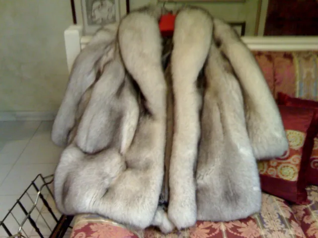 VERA PELLICCIA VOLPE vera pelle donna inverno calda 36-46 giacca cappotto  EUR 340,00 - PicClick IT