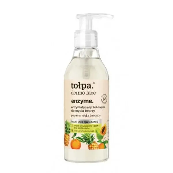 Tolpa Dermo Face Enzyme Gel-Huile Nettoyant Enzymatique Visage