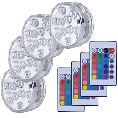 Hitopin Lumière submersible de LED Lampes sous-marines LED Éclairage Submersi...