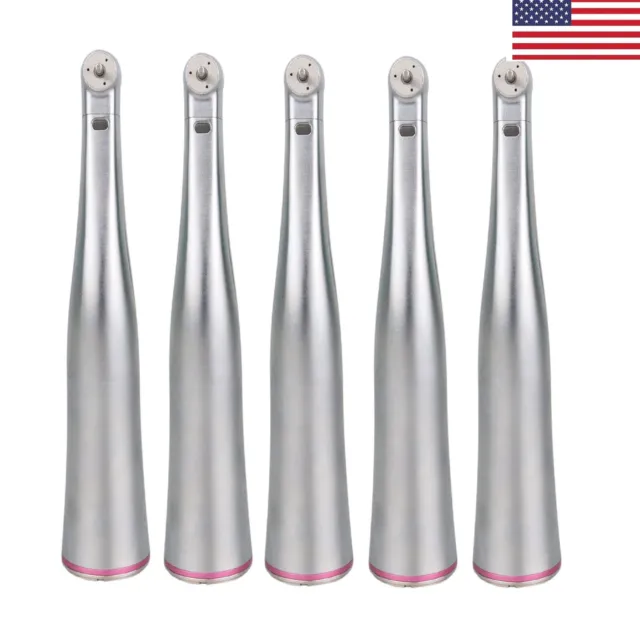 5xDental 1:5 LED inner water Fiber Optic Contra Angle Handpiece fit KAVO type US