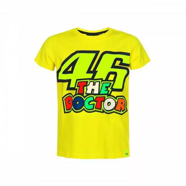 T-Shirt Kid 46 The Doctor VR46 offizielle Valentino Rossi Kollektion befindet sich in den USA