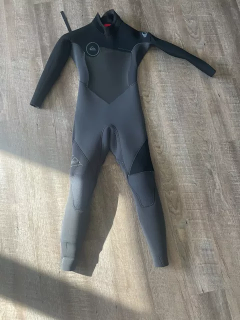 QUIKSILVER Youth Syncro Plus Wetsuit - Size 10 Zip 4:3