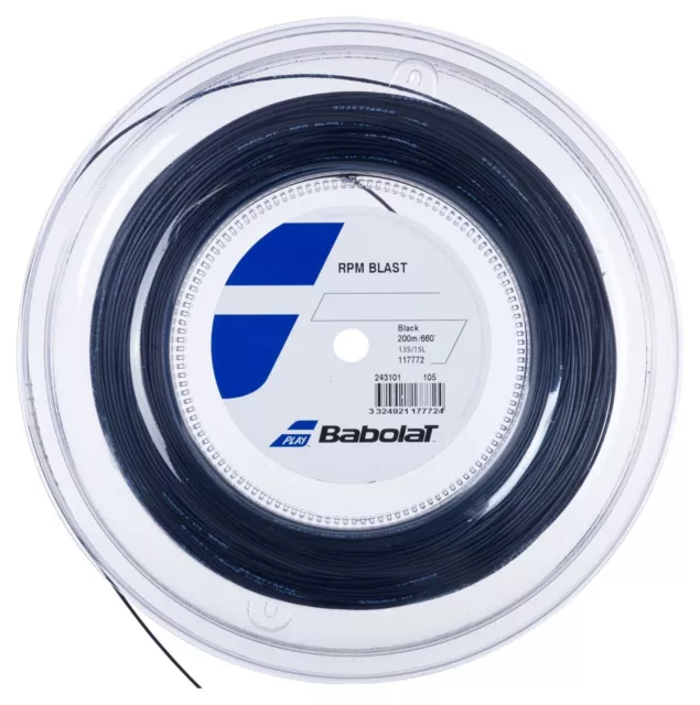 Babolat RPM BLAST 15L 1.35mm (black) 660ft 200m Reel Tennis String