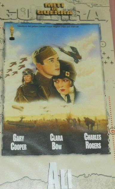 VHS FILM GARY COOPER CULT MOVIE 1927 MITI DELLA GUERRA ALI prima  