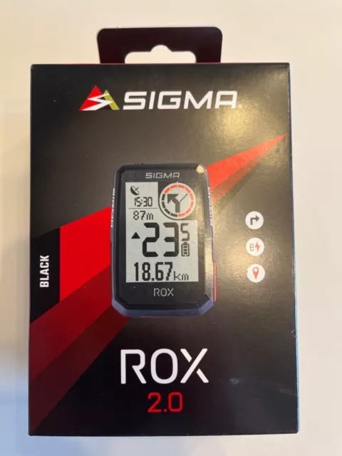 Sigma ROX 2.0 GPS Fahrradcomputer schwarz