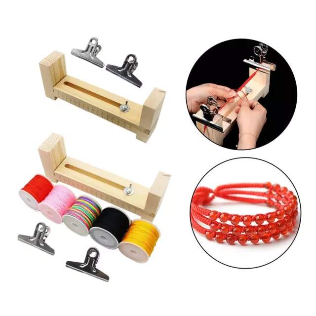 Jig Bracelet Maker en Bois, Kit de Fabrication de Bracelets à