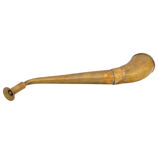 Hörrohr Hörgerät Stethoskop Hörmaschine Tröte Signalhorn Deko 28cm Antik-Stil 4