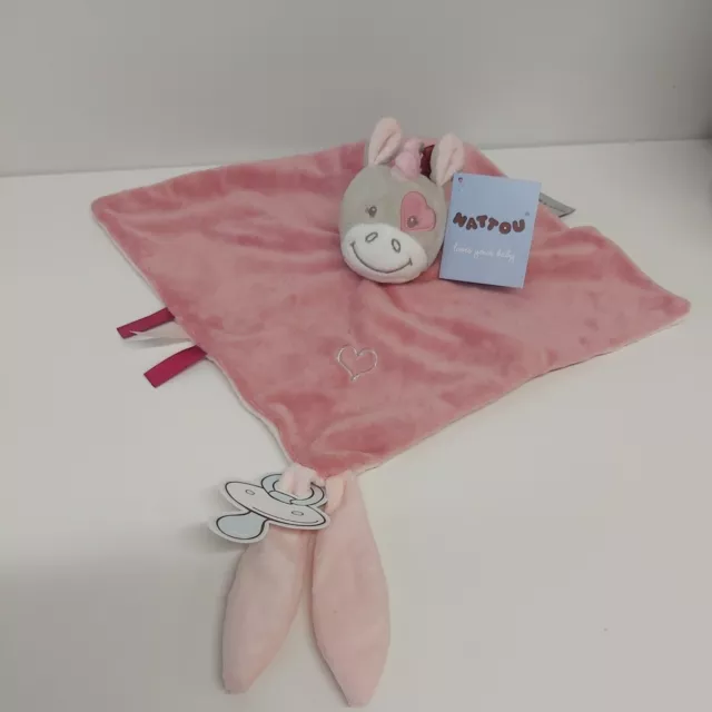 New Tags Nattou Unicorn Baby Comforter Soft Toy Blankie Teddy Dummy Soother