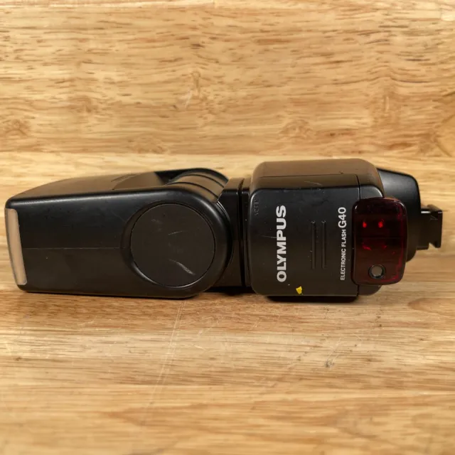 Olympus G40 Portable Shoe Mount Electronic Camera Flash For Olympus IS 3 DLX