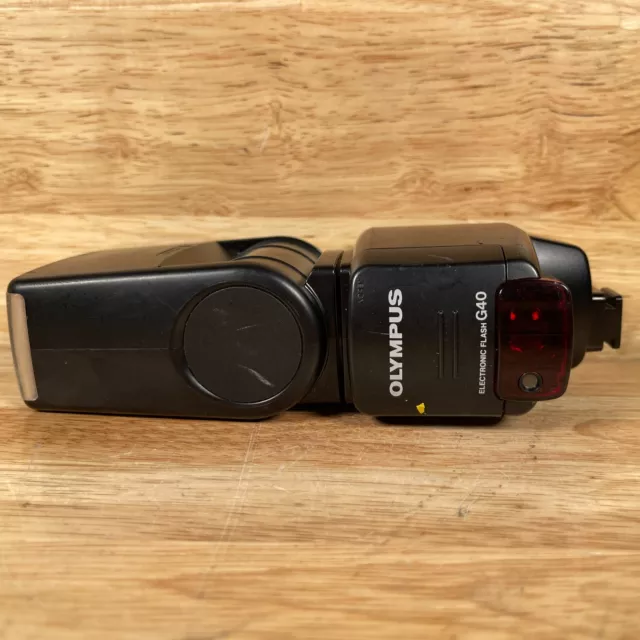 Olympus G40 Portable Shoe Mount Electronic Camera Flash For Olympus IS 3 DLX