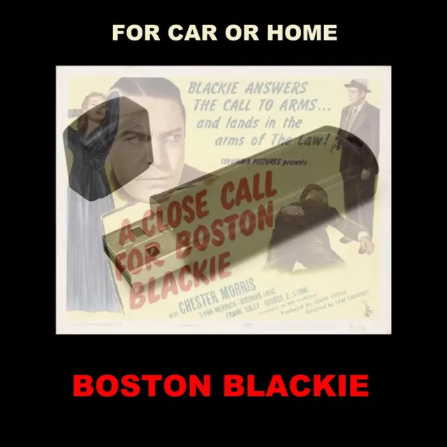 Boston Blackie. 202 Old Time Radio Detective Shows On A Usb Flash Drive!