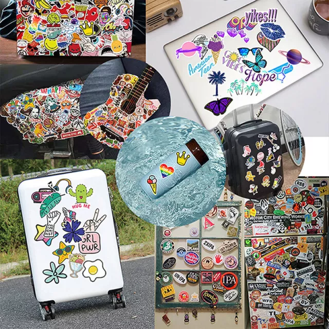 50Pcs Bohemian Inspirational Graffiti Sticker Car Guitar Suitcase Laptop DecalEL