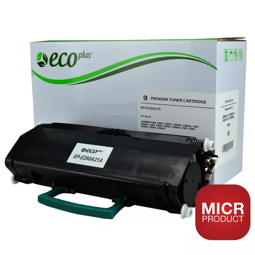 Ecoplus Lexmark E260A21A  Micr  3.5K Yield (Check Print) E260Dn, E260Dtn, E360