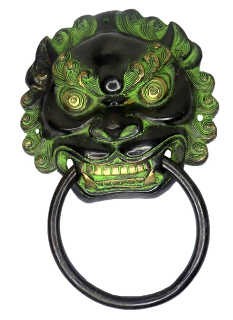 Dragon Shape Door Knocker Vintage Style Handmade Brass big Gate Door Pull Knob