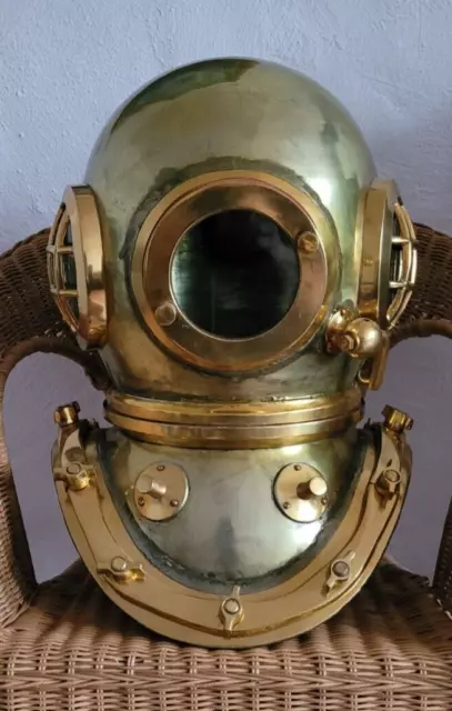 Englischer Taucherhelm British Diving Helmet Palombaro Kein Siebe Gorman