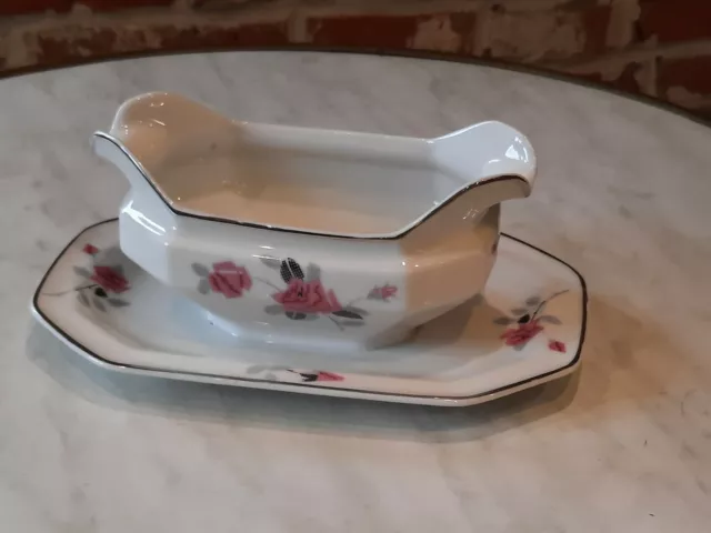 Ancienne Sauciere Art Déco Porcelaine De Limoges  F.legrand & C