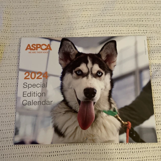 ASPCA CALENDAR 2024 Special Edition 12MONTH CALENDAR New 8.99 PicClick