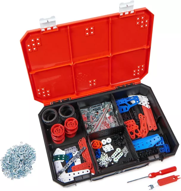 Meccano Maker's Toolbox 437 Pc Intermediate STEAM Building Kit for Kids 10+ 2