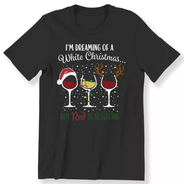 White Christmas But Red Is Also Fine Men's Ladies Christmas T-shirt Amazing Gift