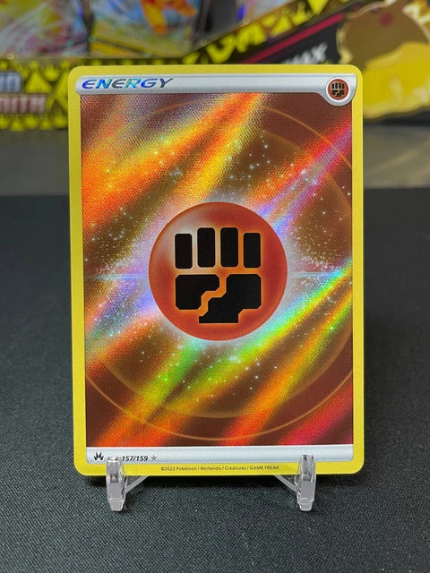 2023 Pokemon Crown Zenith Fighting Energy Full Art Textured Card 157