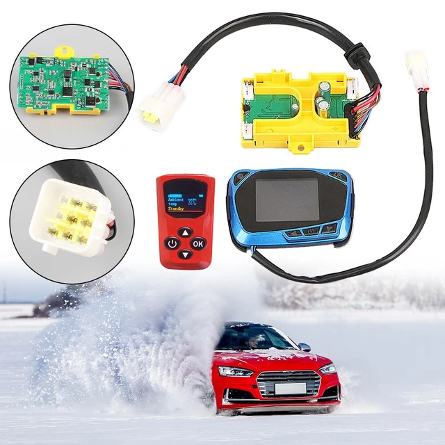 Carte Mère + Télécommande Chauffage Diesel 12V 5kW - Contrôleur Complet Plug & Play