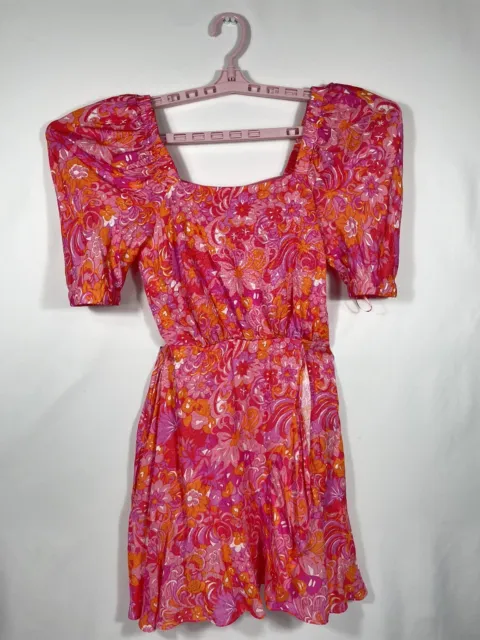 Ted Baker London Dress Pink Womens 0 Floral pattern