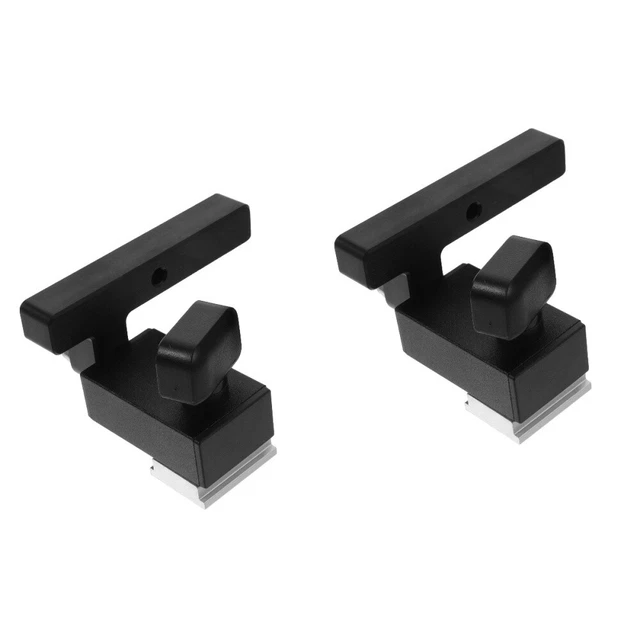 2x Sturdy T Track Stop Miter Track Stopper Miter Chute Limiter