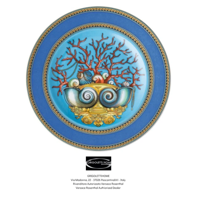 Versace Rosenthal - Les Tresors de la Mer - plato plano / Pan CM 18