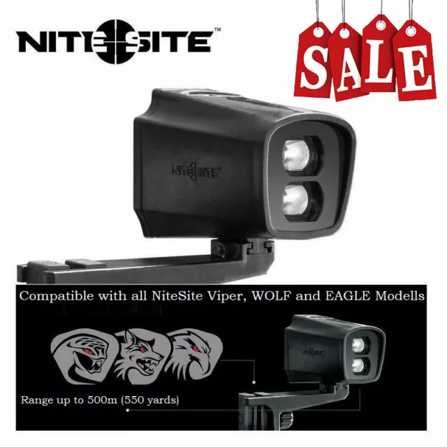 NiteSite Laser Range Finder Entfernungsmesser 500m Weaver Mount 200129 200130