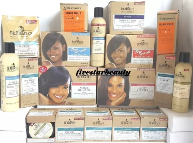 Dr Miracle's "Fell It" Formula Hair Care products Full Range