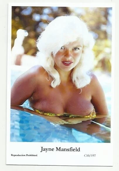 (Bx14) Jayne Mansfield Swiftsure Photo Postcard (C10/197) Filmstar Pin Up Glamor