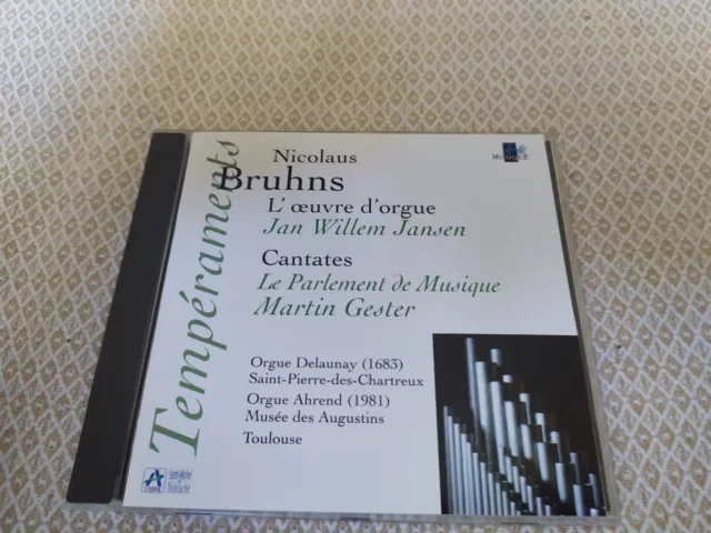 Bruhns : L'oeuvre d'orgue, Organ Works - Jansen, Gester - CD Tempéraments