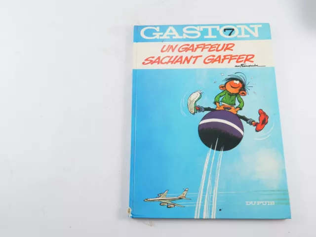 BD GASTON Album n° 7 Un gaffeur sachant gaffer Edition Dupuis 1977