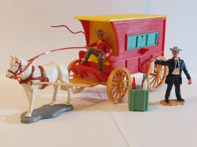 Figurine Timpo - Cavalier Mexicain, Veste Jaune, Bras Levé - Collection