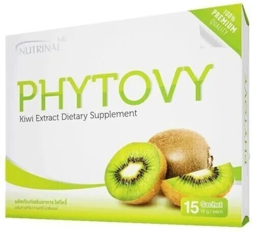 x1 Phytovy Kiwi Extracto de Colon Desintoxicación Limpio Pérdida de Peso Suplemento Dietético Delgado
