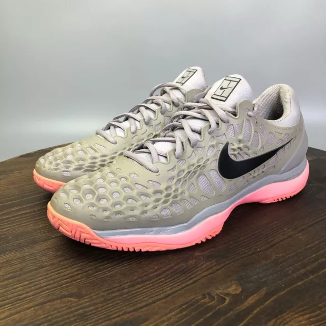 NIKE RAFA NADAL Zoom Cage 3 HC Mens Size 13 Atmosphere Grey Tennis Shoes 249.99 PicClick