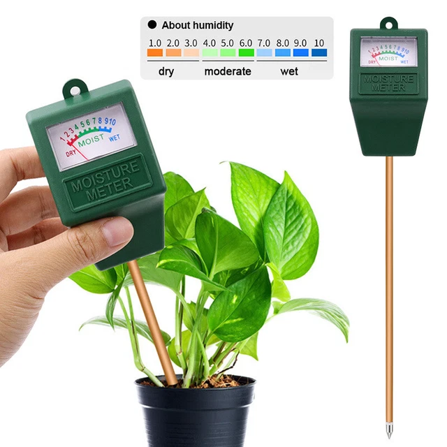 SOIL MOISTURE TESTER Humidimetre Meter Detector Garden Plant Flower