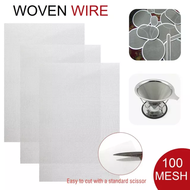 Stainless Steel Woven Wire Mesh Screening Filter Sheet Stainless Steel Mesh Wire