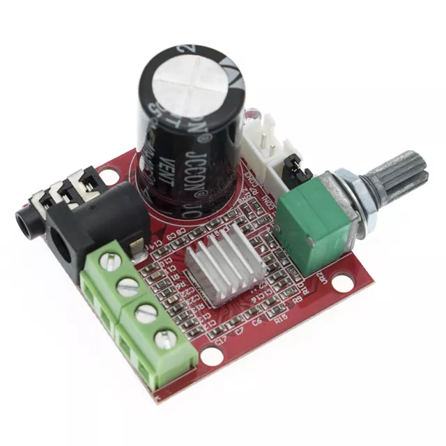 12V Mini Hi-Fi PAM8610 Audio Stereo Amplifier Board 2X10W Dual Channel D Class