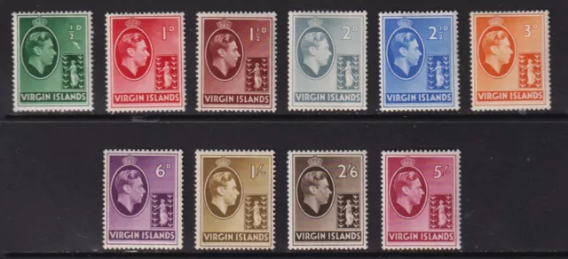 Virgin Islands - #76-85 mint, cat. $ 36.40